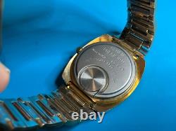 RARE 70's GRUEN PACEMAKER LCQ LCD Quartz Original Bracelet New Old Stock WORKING
