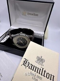 RARE Hamilton Power World Time Calendar Ref. 898416 Men's Quartz Watch NOS