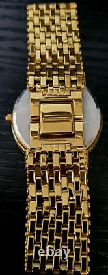 RARE NEW Old Stock Vintage Seiko'Super Slim' 32mm Gold Men's Watch