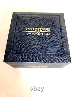 RARE NEW Old Stock Waltham Prestige Men's Watch New Battery Full Set