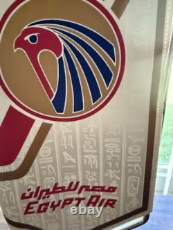 RARE, NEW & VINTAGE! Egypt Air Desk Banner (New Old Stock!) W Box