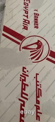 RARE, NEW & VINTAGE! Egypt Air Desk Banner (New Old Stock!) W Box