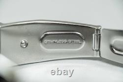 RARE! NOS SEIKO ALBA Fusion VD77-KHF0 AFSK402 Qz Small Second Blue 36mm Men's