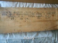 RARE NOS USGI 1903A3 SPRINGFIELD BARREL R. A. 44 from arsenal crate 1903A4