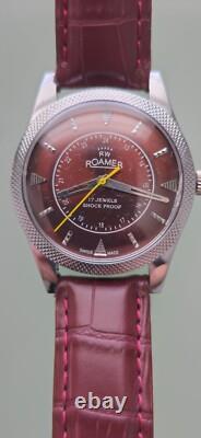 RARE New Old Stock VINTAGE Roamer FHF ST96 Mechanical Men's Watch BEAUTIFUL