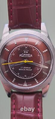 RARE New Old Stock VINTAGE Roamer FHF ST96 Mechanical Men's Watch BEAUTIFUL