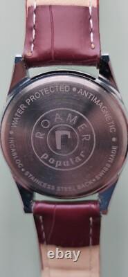 RARE New Old Stock VINTAGE Roamer FHF ST96 Mechanical Men's Watch BEAUTIFUL