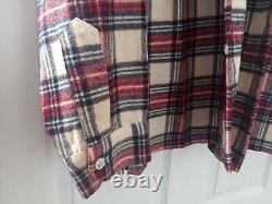 RARE New Old Stock Vtg Original 60s PENDLETON 100% Virgin Wool Plaid BOARD SHIRT