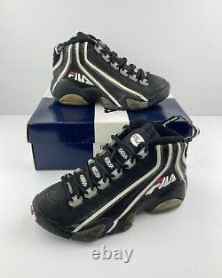 RARE! NewithOld Stock 1996 Fila Stack 2 Jerry Stackhouse OG Leather Sneakers sz 4