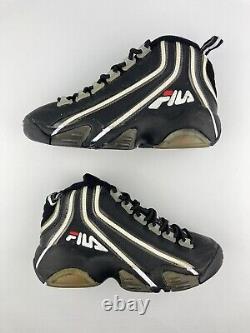 RARE! NewithOld Stock 1996 Fila Stack 2 Jerry Stackhouse OG Leather Sneakers sz 4