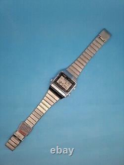 RARE SHAPE CASIO VINTAGE DIGITAL WATCH NOS DBX-110 696 DATABANK 1998 RETRO 90s