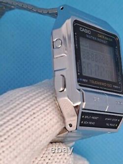 RARE SHAPE CASIO VINTAGE DIGITAL WATCH NOS DBX-110 696 DATABANK 1998 RETRO 90s