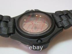 RARE TEXSWISS PROSPEC MENS 100M MILITARY COMPASS WATCH SWISS NEW OLD STOCK withBOX