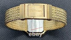 RARE VINTAGE CERTINA SWISS 717 3031 22 Ladies Quartz Watch 1980's Brand New NOS