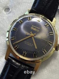 RARE VINTAGE Galco Automatic WATCH 1970's New Old Stock 25Jewels Incabloc 930