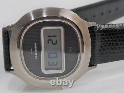 RARE VINTAGE NEPRO Quartz Digital WATCH 1970's NEW OLD STOCK NOS SWISS