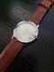 RARE VINTAGE New Old Stock Super Slim Leather Men's Watch