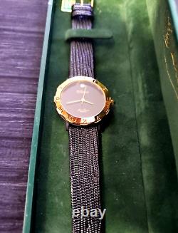 RARE Vintage Dufonte by Lucien Piccard Quartz Diamond Watch New Old Stock In Box