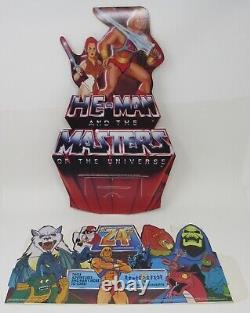 RARE Vintage NEW-OLD-STOCK 1985 He-Man Masters of the Universe Store Display VHS