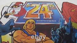 RARE Vintage NEW-OLD-STOCK 1985 He-Man Masters of the Universe Store Display VHS