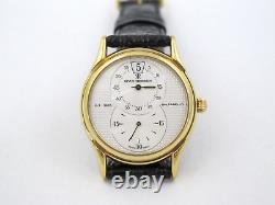 REVUE THOMMEN VINTAGE SALTARELLO MECHANICAL GOLD PLATED WATCH 34mm NEW OLD STOCK