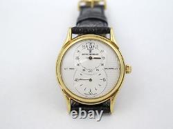 REVUE THOMMEN VINTAGE SALTARELLO MECHANICAL GOLD PLATED WATCH 34mm NEW OLD STOCK