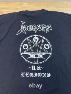 Rare 1996 Venom Legions 666 Printed And Made In USA New Old Stock XL Metal