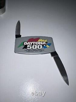 Rare 1998 Daytona 500 Zippo Lighter And Knife Collectors Tin New Old Stock