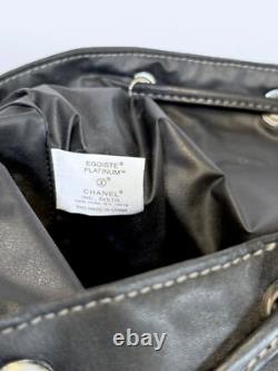 Rare CHANEL Egoiste Backpack NEW OLD STOCK with Box 1990's Vintage AUTHENTIC