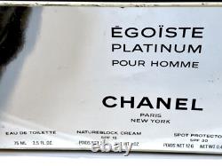 Rare CHANEL Egoiste Backpack NEW OLD STOCK with Box 1990's Vintage AUTHENTIC