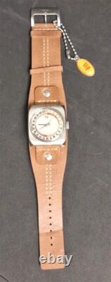 Rare Men's Retro Watch LIP Revival 70s Building 24 Hour 1870522 NOS + Case