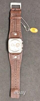 Rare Men's Retro Watch LIP Revival 70s Building 24 Hour 1870532 NOS + Case