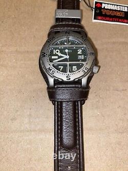 Rare NOS Citizen PROMASTER TOUGH R/N PMQ56-2203 Titanium JDM Leather Strap 1990s