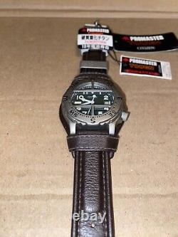 Rare NOS Citizen PROMASTER TOUGH R/N PMQ56-2203 Titanium JDM Leather Strap 1990s