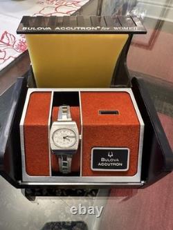 Rare New Old Stock 70s Ladies BULOVA N5 Accutron Tuning Fork Day/Date Watch m