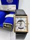 Rare New Old Stock Benrus Legacy Tank Moonphase Genuine Diamond Men's Watch