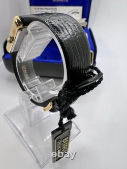 Rare New Old Stock Benrus Legacy Tank Moonphase Genuine Diamond Men's Watch