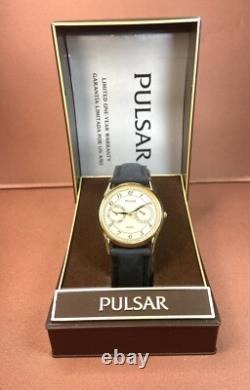 Rare Nos Men's 1988 Pulsar Quartz Watch V336-7000