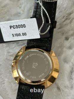 Rare Pierre Cardin UFO/DISCO Gold Watch Mens Leather Strap New Old Stock Vintage