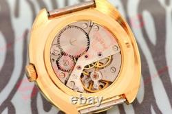 Rare Russian USSR OLD stock wrist watch cal. 2609 Raketa Big ZERO LOVE pink NOS