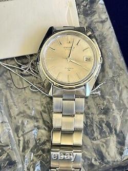 Rare Seiko Watch Automatic Date 7005 8000 17J Japan New Old Stock 1972 Full Set