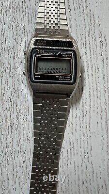 Rare Texas Instruments Alarm Chrono Digital Watch Vintage, New Old Stock