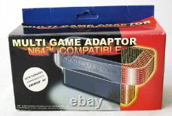 Rare Vintage 90's Nintendo 64 Multi Game Adaptor Starfox N64 Compatible New Nos