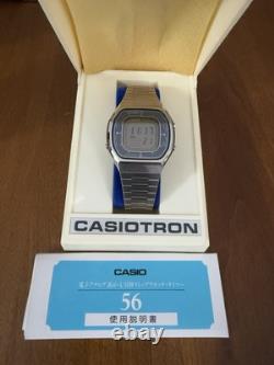 Rare Vintage Casio Casiotron 56CS-52 Men's Digital Chronograph Watch 1970s NOS