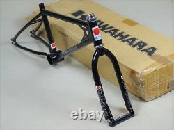 Rare Vintage NOS'82 Kuwahara KZ-1 20 Black Frame & Fork Set ET