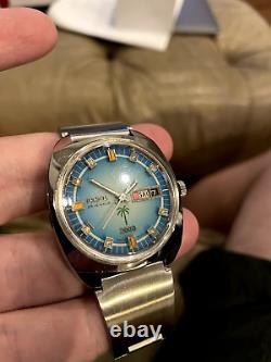 Rare Vintage Pagol 2000 Blue Dial near NOS