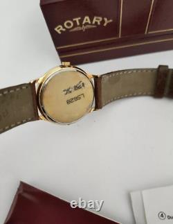 Rotary Roulette Casino Moonphase Vintage Watch 30mm NOS RARE