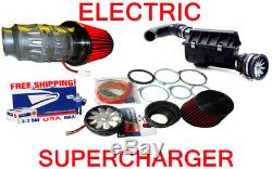SC Ford Speed Performance Electric Air Intake Supercharger Fan Motor Kit