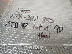 SECO STB-38A 883 Carbide Inserts 1 Long 1/4 Wide New Old Stock (Lot of 90)