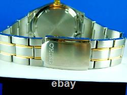 SEIKO 7N43-9070 NEW OLD STOCK C. 2007 QUARTZ JAPAN TWO-TONE MENS WRISTWATCH WithBOX